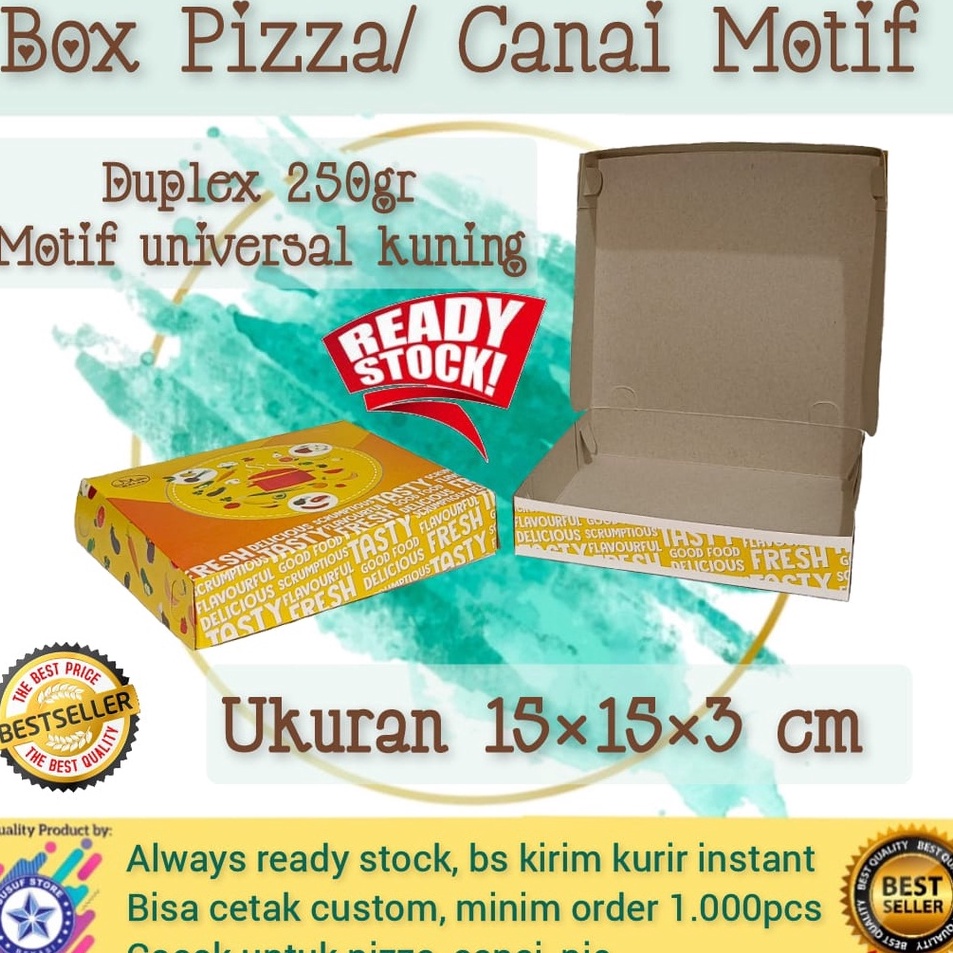 

Kotak Dus Pizza Box Canai Maryam 15x15x3cm