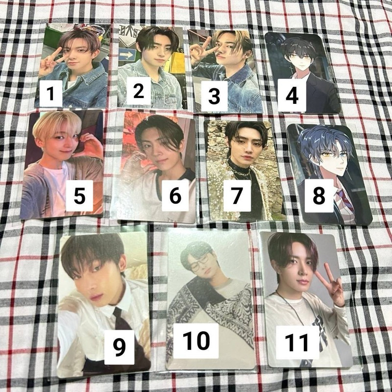 Photocard Official PC Enhypen Romance Untold R:U Dark Blood Bite Me XO POB SG24 Season’s greetings 2