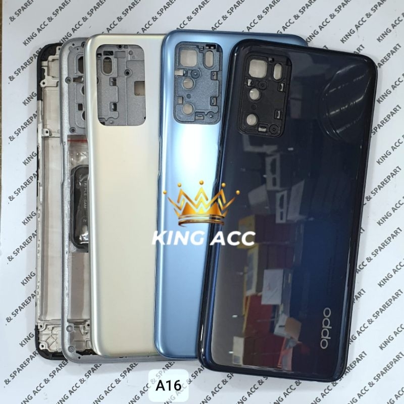 CASING HOUSING FULLSET TUTUP BELAKANG OPPO A16 / A16S