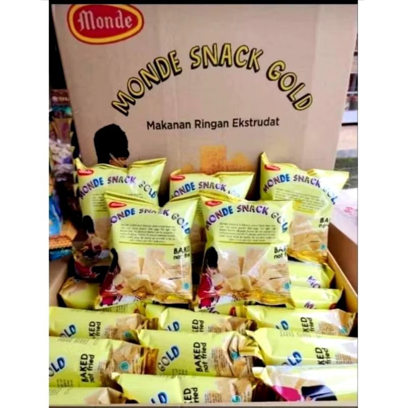 

monde snack gold 1 dus isi 40pcs