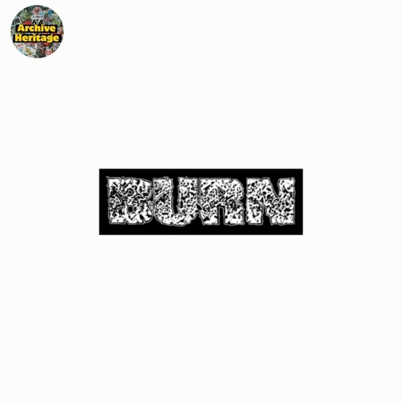 

sticker band Burn logo hardcore bridge nine records stiker