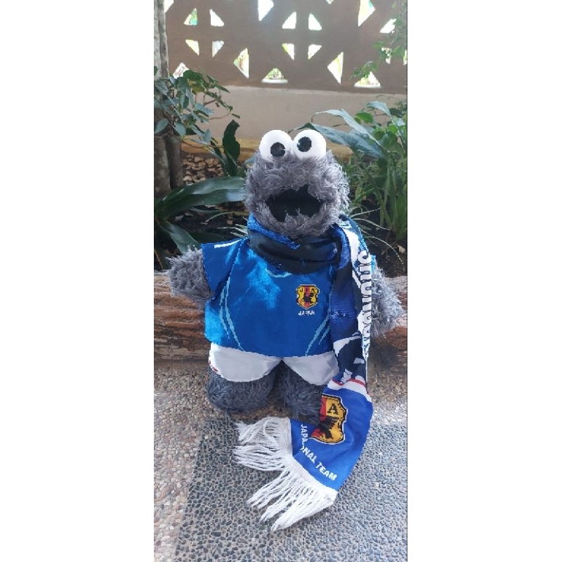 Boneka Elmo Sesame Street JFA Shunsuke Nakamura