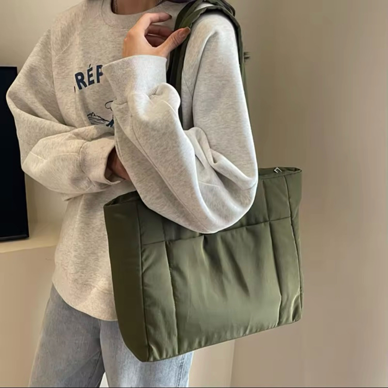 Tote bag wanita korean/ totebag canvas/ totebag kuliah/tas laptop/tote bag korean