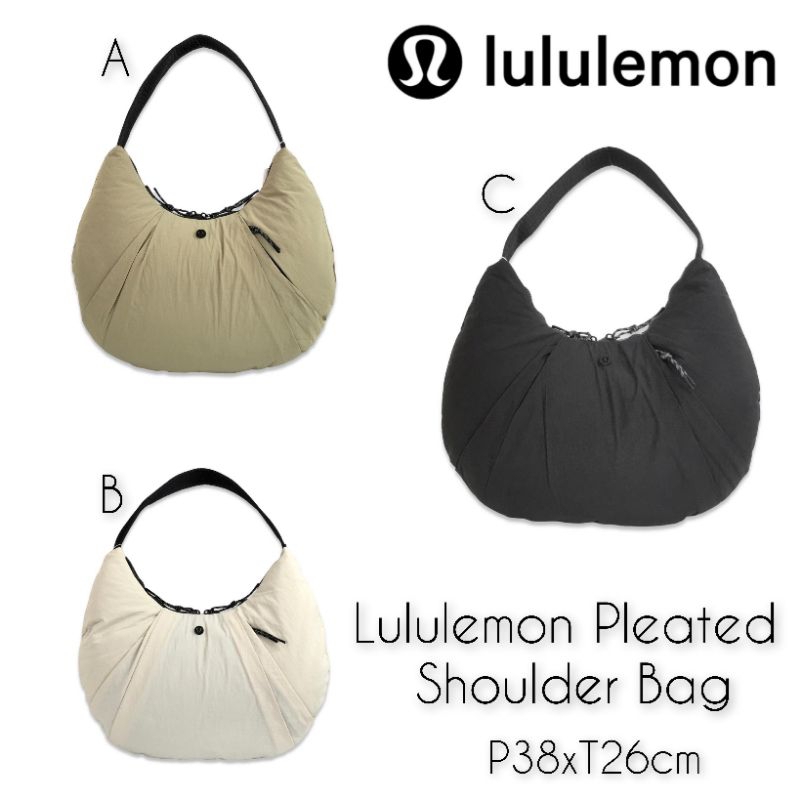 Lululemon Pleated Shoulder Bag