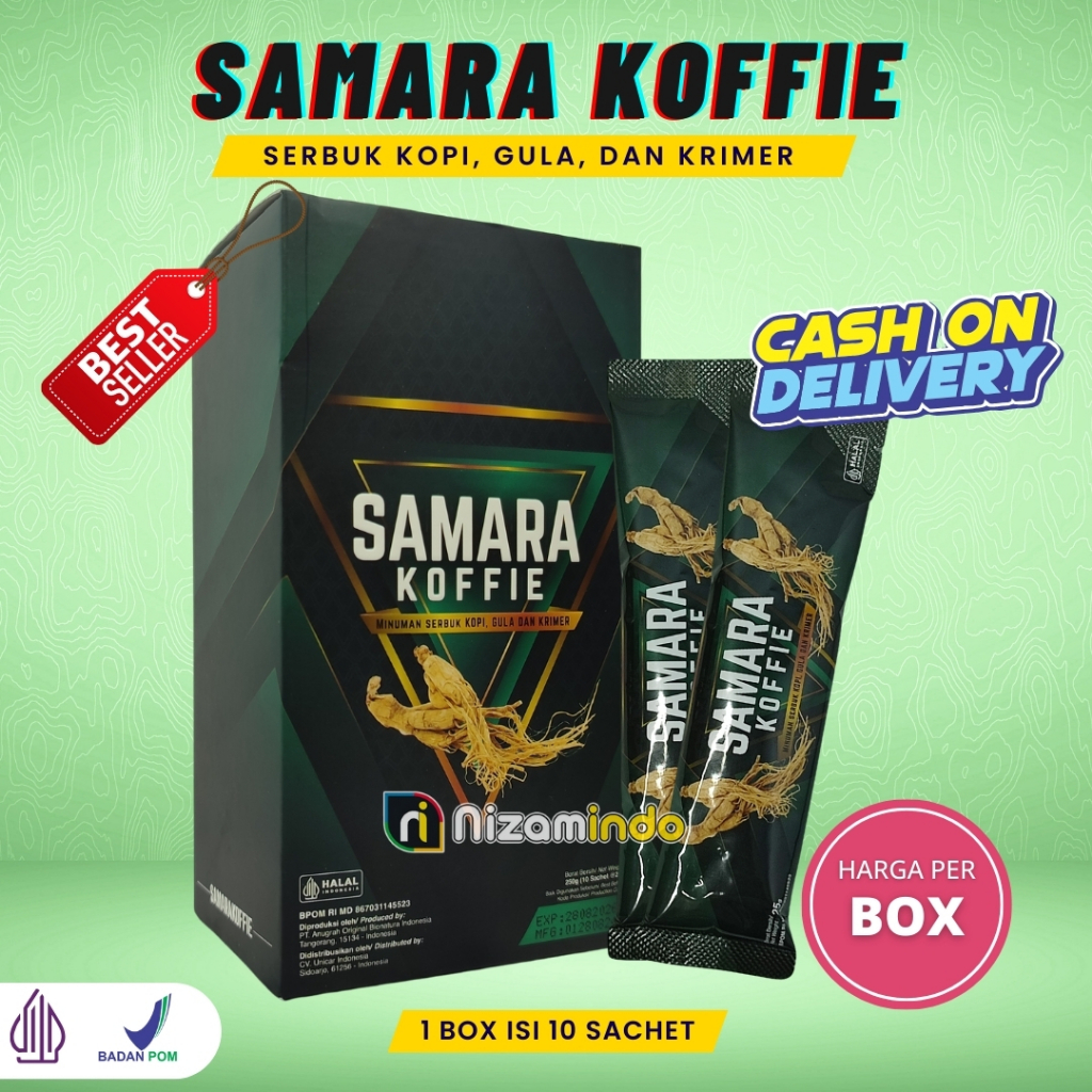 

Samara Koffie / Kopi Samara Minuman Serbuk Gula Krimer / Minuman Serbuk Rasa Gula Krimer kemasan Box