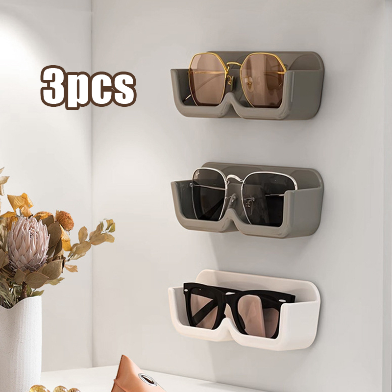 3pcs Tempat Kacamata Holder Gantung / Rak Penyimpan Kacamata Multifungsi / Rak Tempat Kacamata Gantu