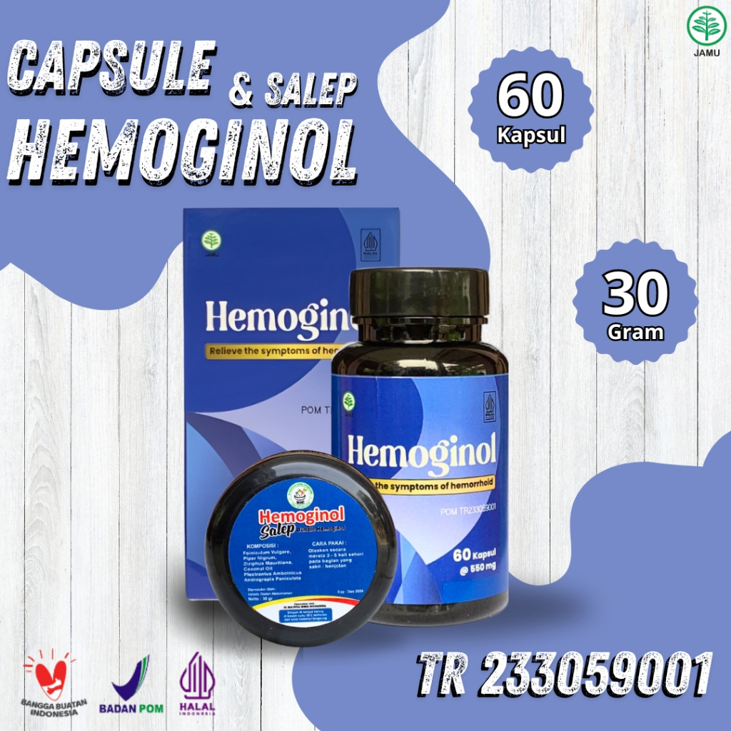 

Hemoginol Kapsul dan Salep Tuntaskan Benjolan [100% Herbal Tanpa Efek Samping]