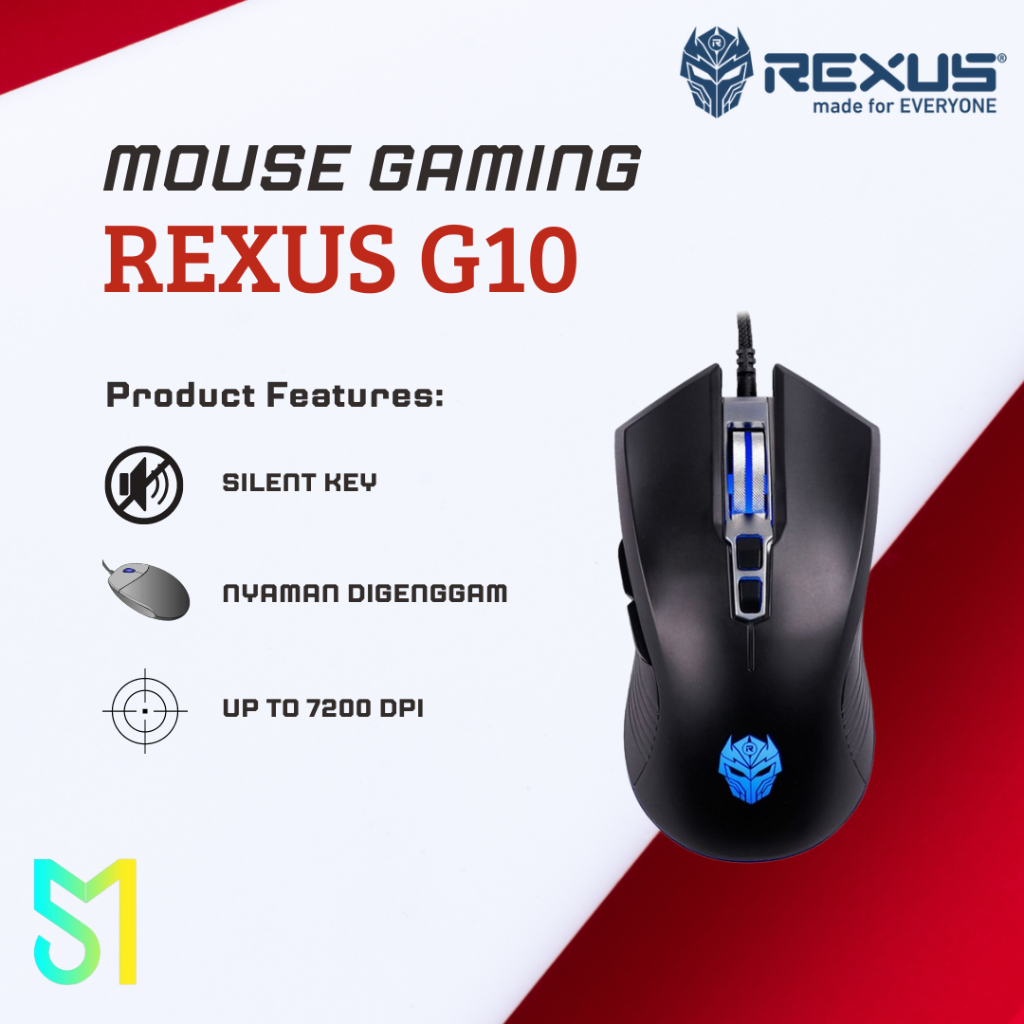 Mouse Gaming Rexus Xierra G10 Gaming Mouse