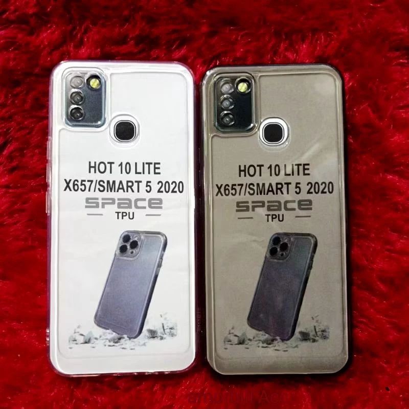 Softcase Infinix Smart 5/SMART 6 Case Slikon Bening hitam
