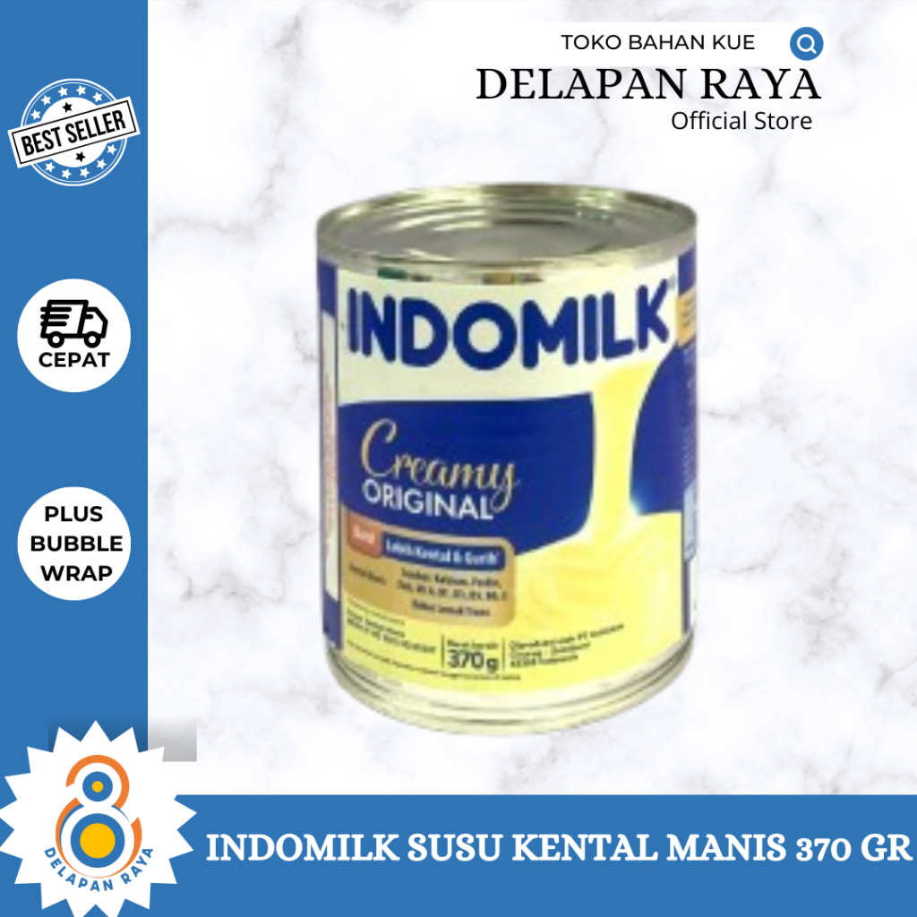 

INDOMILK SUSU KENTAL MANIS 370gr -8Raya