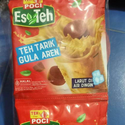 

MURAH MINUMAN TEH TARIK GULA AREN CAP POCI 25 GRAM ISI 10 SACHET