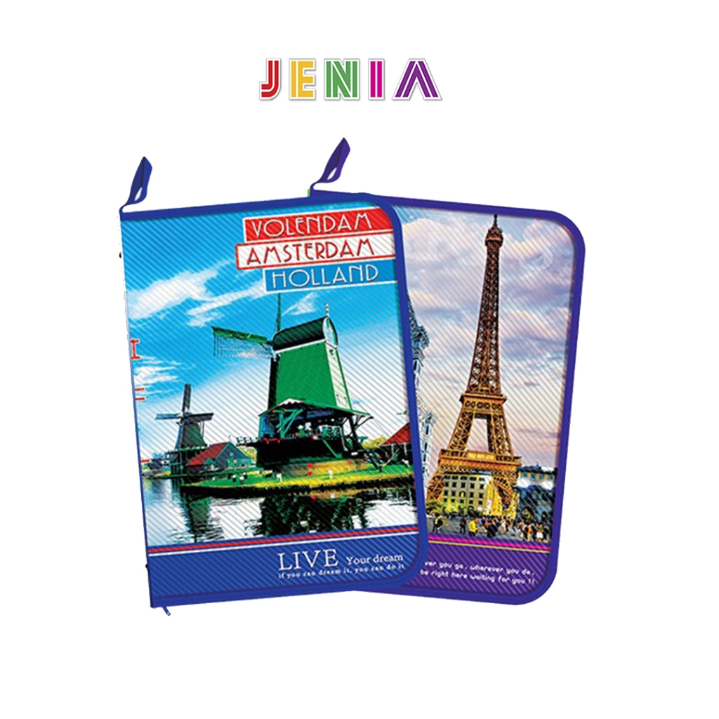 

Zipper Jaring Vintage Jenia