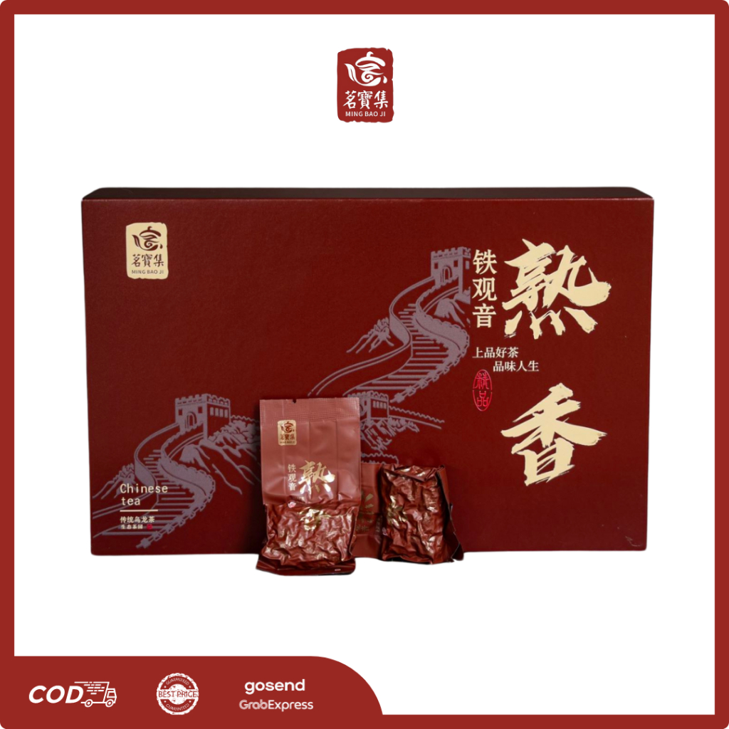 

MING BAO JI Chinese Tea C1011 Isi 30 Sachet Teh Tie Guan Yin Teh China Teh Sehat Alami Best Quality