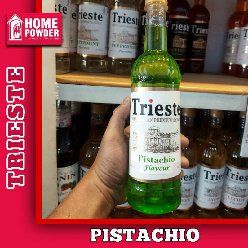 

Promo Syrup Trieste Pistachio 650 Ml Syrup Rasa Kacang Fustuk