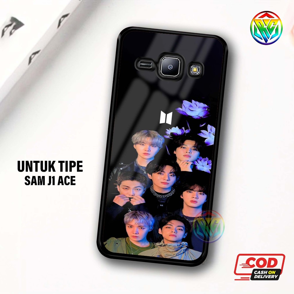 Real Case Samsung J1 ACE Terbaru Case kilau - New Case Glossy casing Hp Samsung J1 ACE [Motif BTS] -