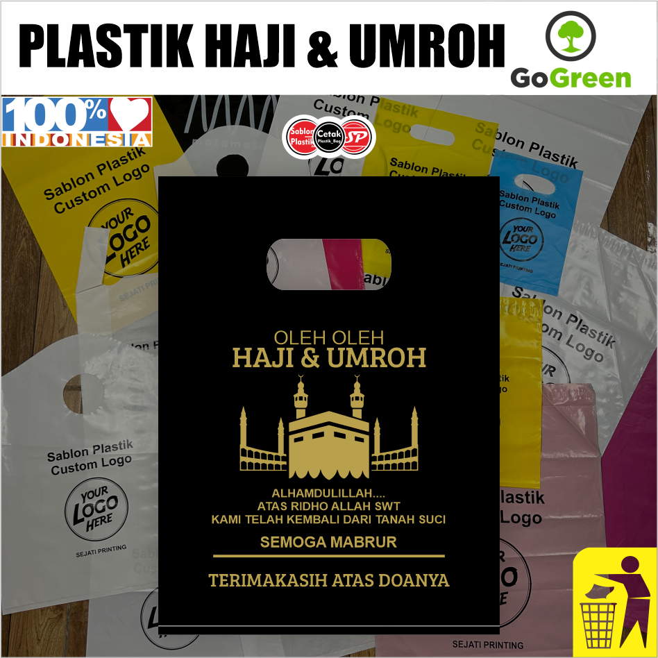 

(Isi 50pcs) Plastik HD Plong uk 25cm x 35cm Souvernir Oleh Oleh Haji dan Umroh