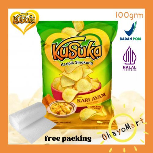 

Kusuka Keripik Singkong Chicken curry 100g / kusuka kari ayam 100grm