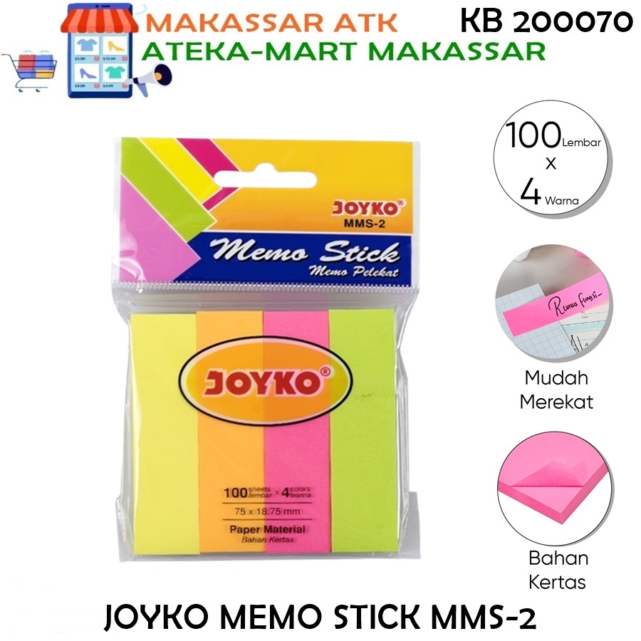 

JOYKO MEMO STICK MMS-2 KERTAS MEMO TEMPEL