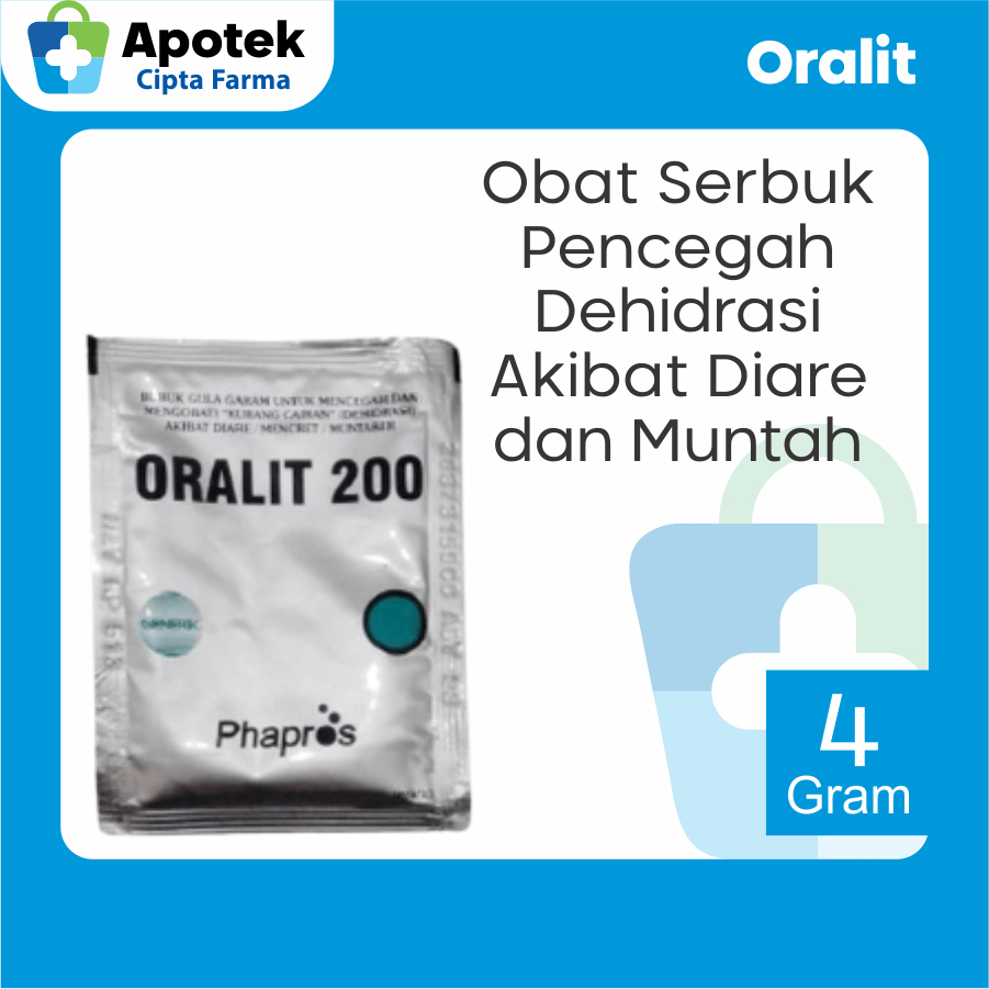 Oralit Sachet Serbuk Oralit Anak Natrium Kalium Obat Diare Anak Obat Pusing dan Muntah