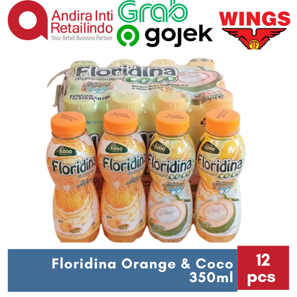 

Floridina Orange Kartonan Isi 12pcs x 350ml Instan-Sameday Only