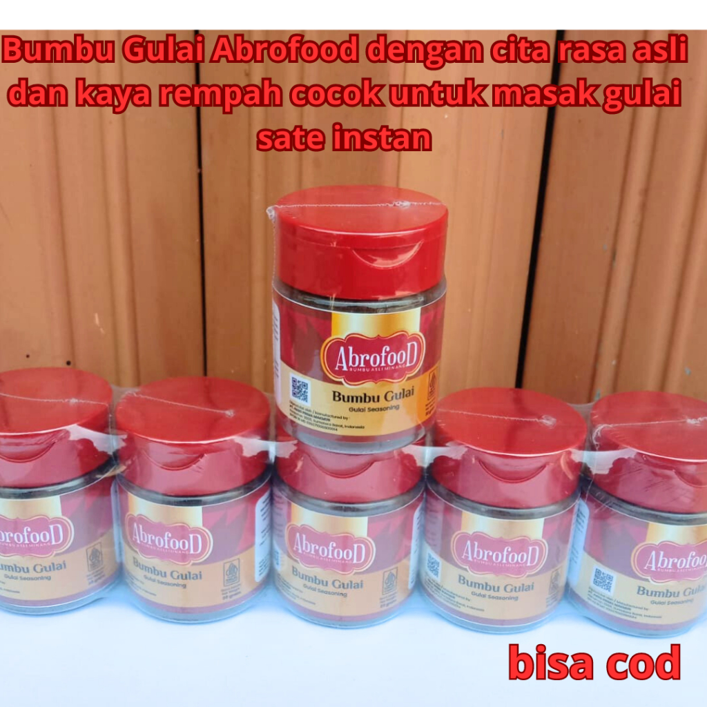 

Bumbu Gulai Abrofood 30 gr dengan cita rasa asli dan kaya rempah cocok untuk masak gulai nangka daging ayaminstan