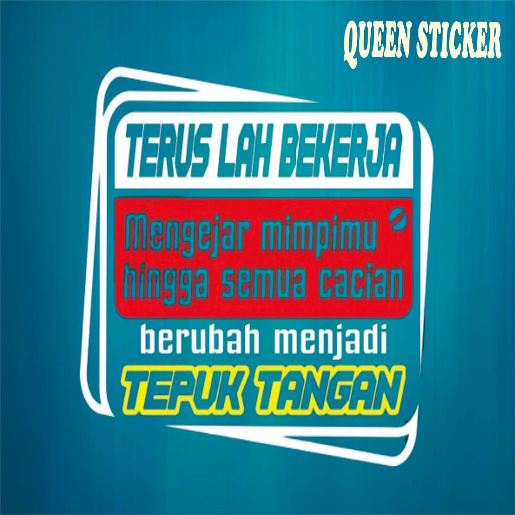 Stiker kaca mobil cutting stiker kaca truk kata kata terbaru Murah