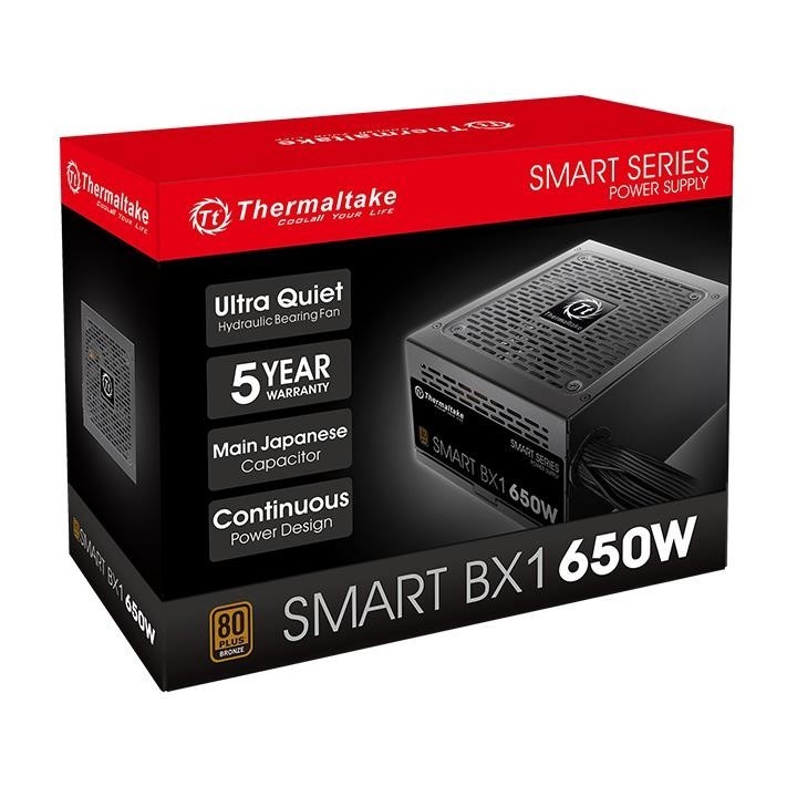 Thermaltake Smart BX1 650W 80+ Bronze Power Supply |PSU 80 Plus