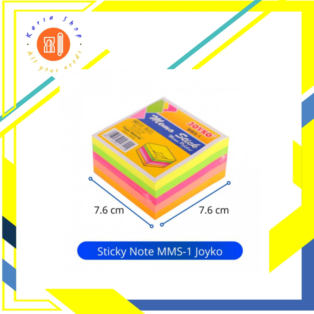 

Sticky Notes 654 - Joyko 5 Warna MMS-1