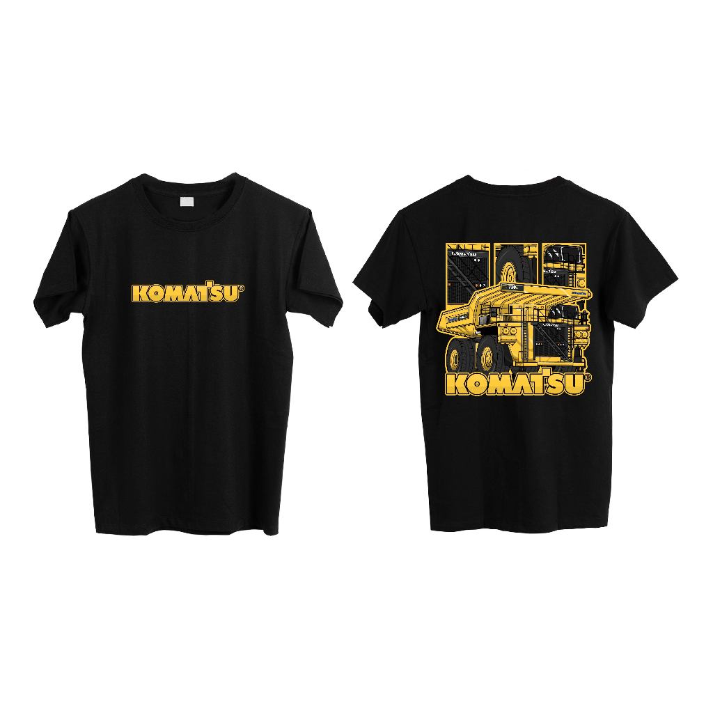KAOS KOMATSU / TSHIRT KOMATSU KUALITAS PREMIUM