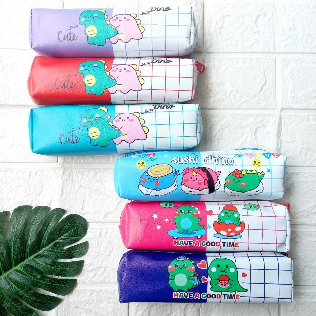 

Kotak Pensil Lucu Unik Motif Dino Cute