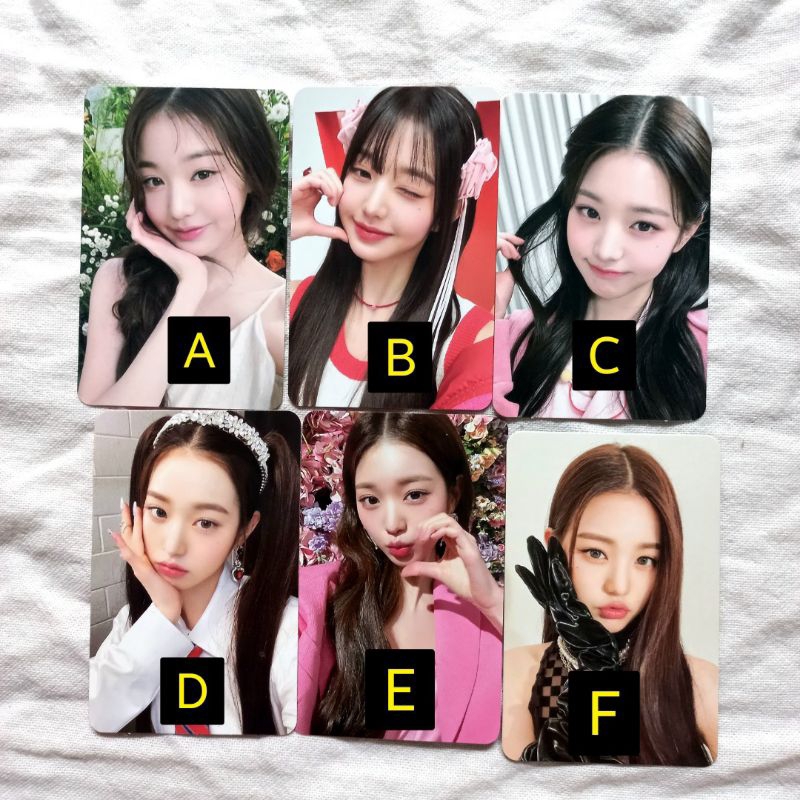 (WAJIB BACA DESKRIPSI) aab all about official photocard pc wonyoung wony ive eleven love dive namil 