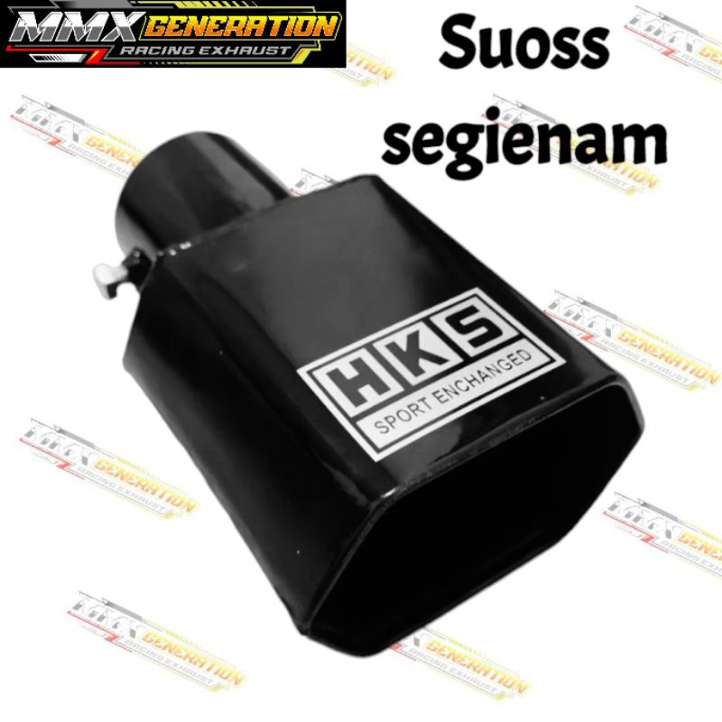knalpot MOBIL TRUK HKS SUOS SOS SOUS SEGIENAM VARIAN BLACK HITAM MODEL BAUT PNP UNTUK GRANDMAX PANTH