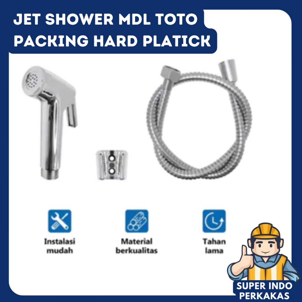 Jet shower toilet duduk Alat cebok toilet duduk / Jet shower Chrome Soho Pack Plastik