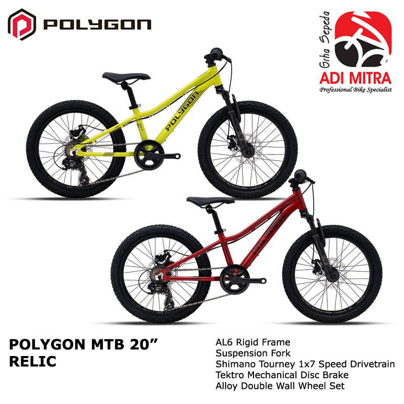 Polygon Relic [20 inch] Sepeda MTB Anak