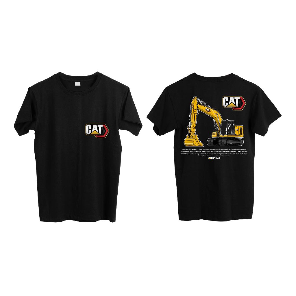 KAOS EXCAVATOR CAT / TSHIRT EXCAVATOR CAT KUALITAS PREMIUM