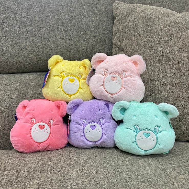 Sling Bag Tas Slempang Bahu Boneka Care Bears Viral Karakter Kartun Care Bears  Pink Ungu Biru Kunin