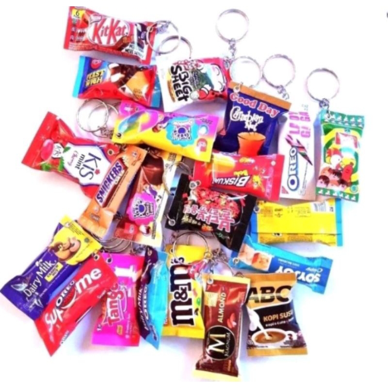 GANTUNGAN KUNCI SNACK / GANTUNGAN TAS SNACK