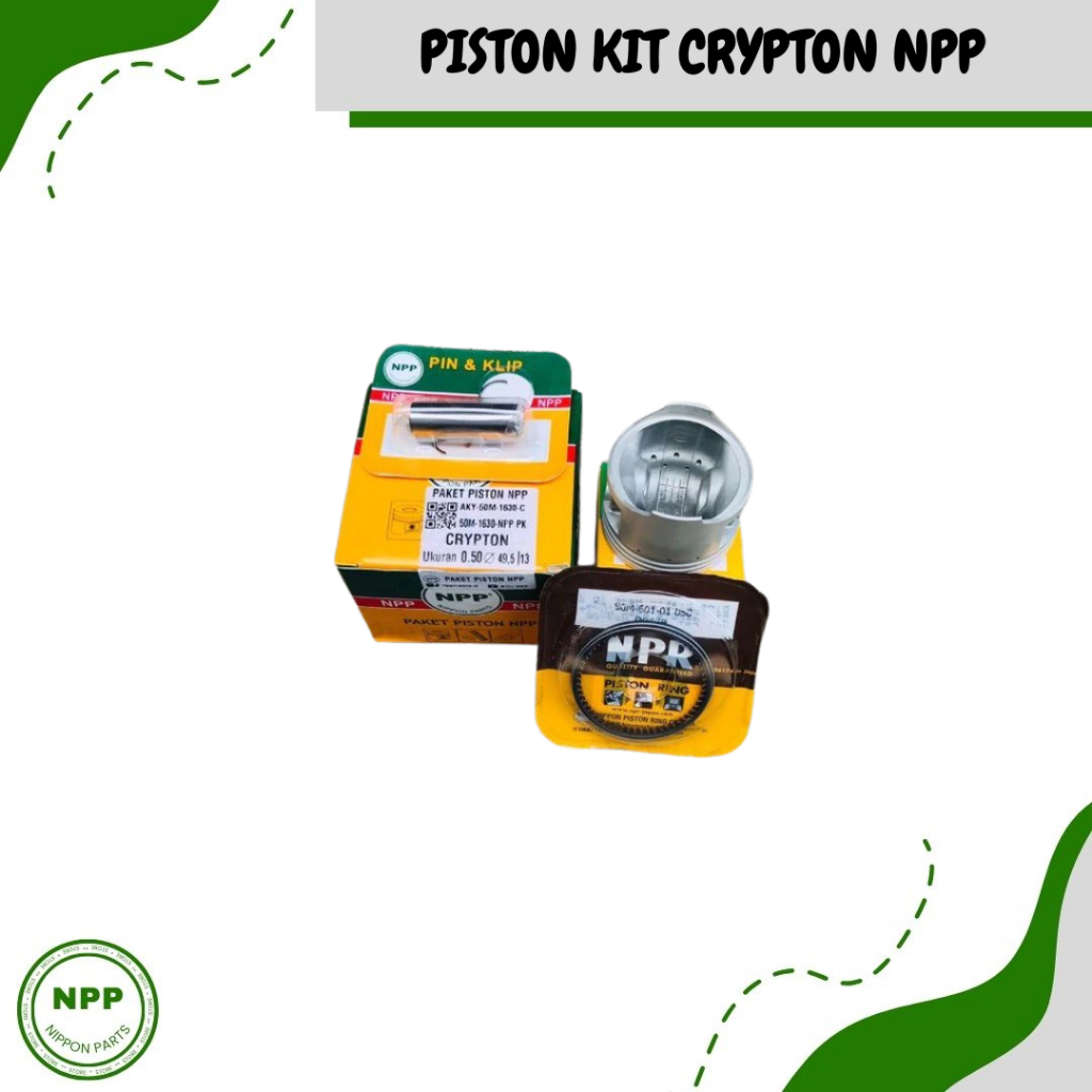 NPP Piston Kit Crypton Vega // Seker Kit Piston Kit Crypton Vega R Lama
