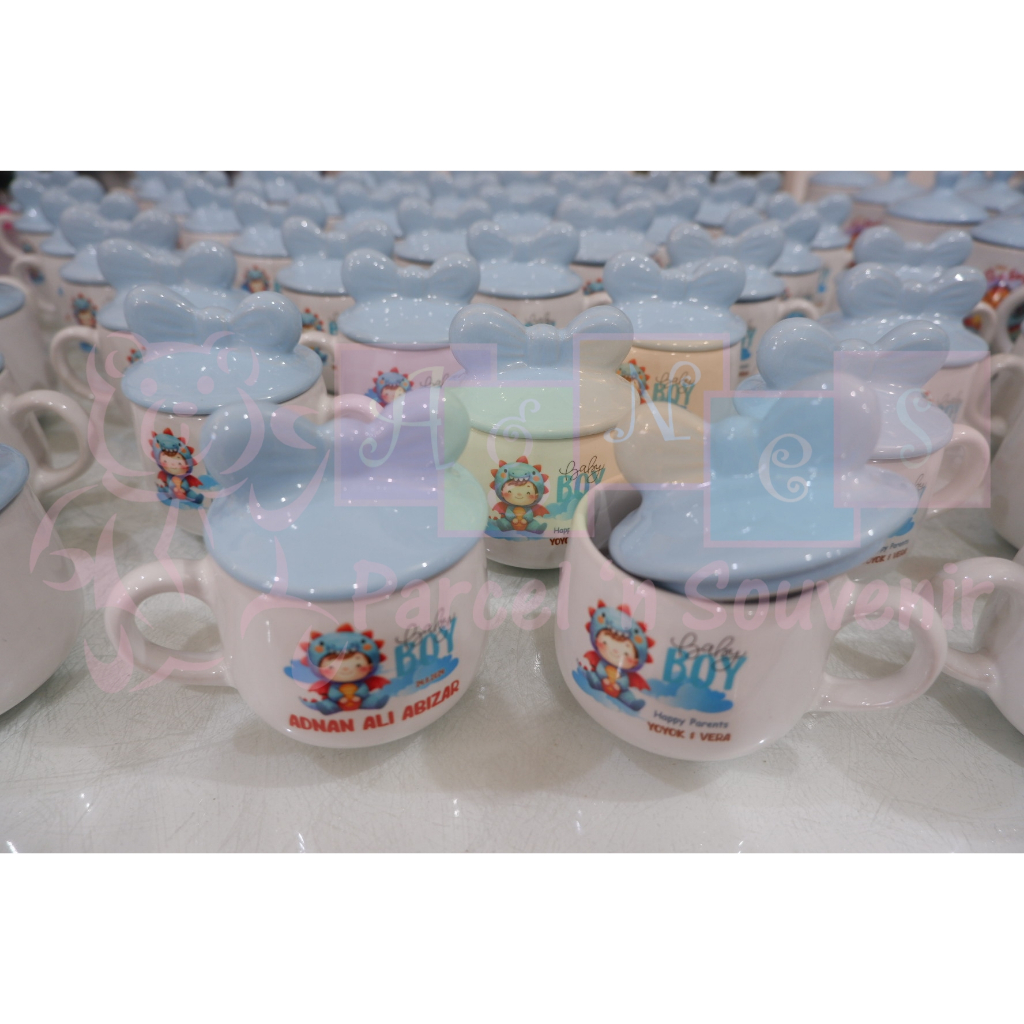 Mug Pita/cangkir/gelas/souvenir ulang tahun/kelahiran custom