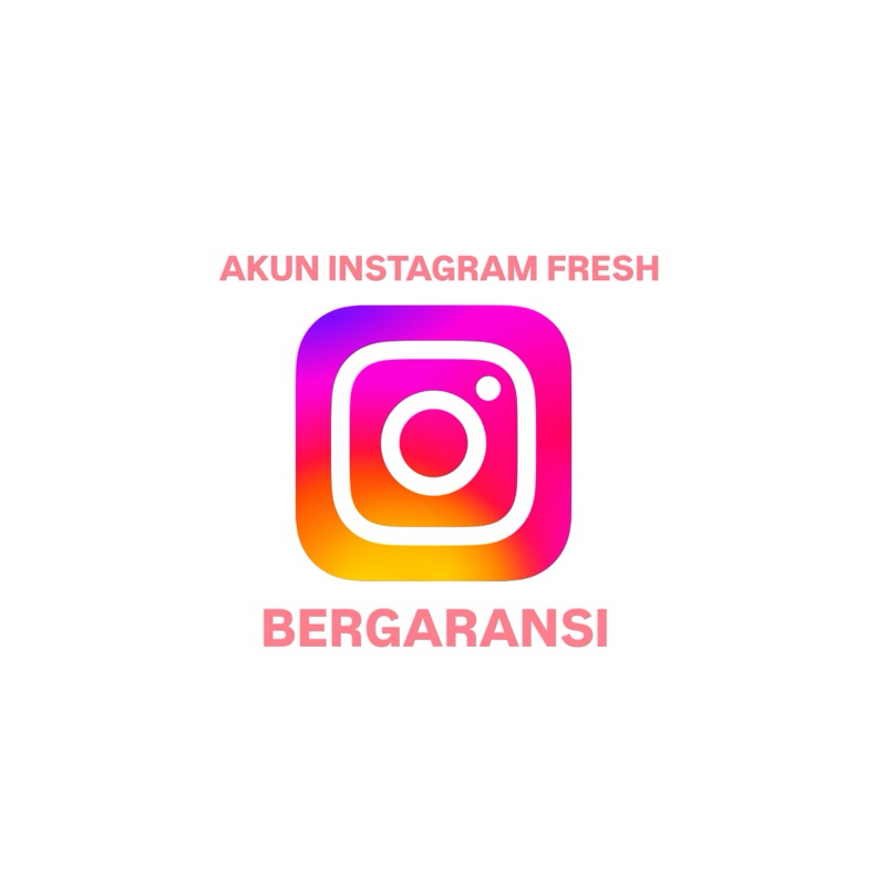 Akun Instagram polos bergaransi