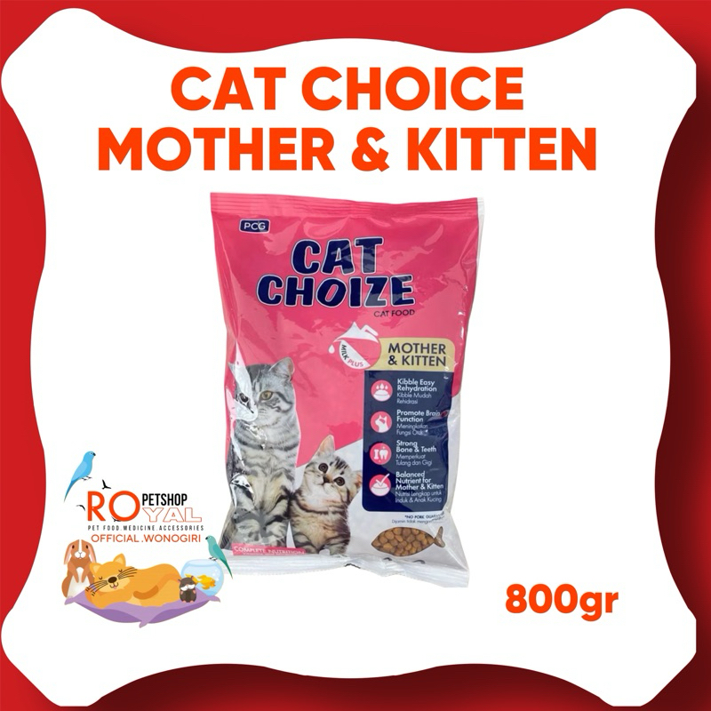 CAT CHOICE MOTHER & KITTEN 800gr