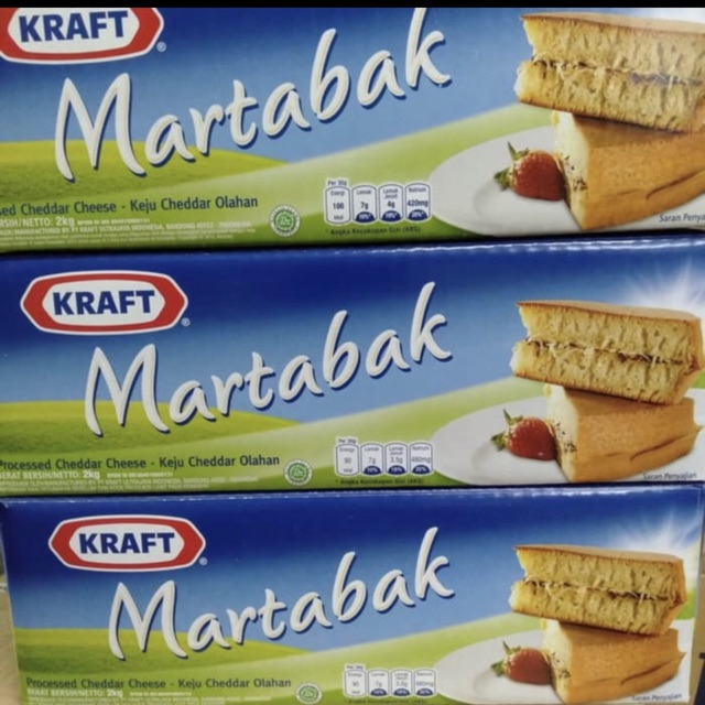 

Keju kraft martabak kemasan 2kg