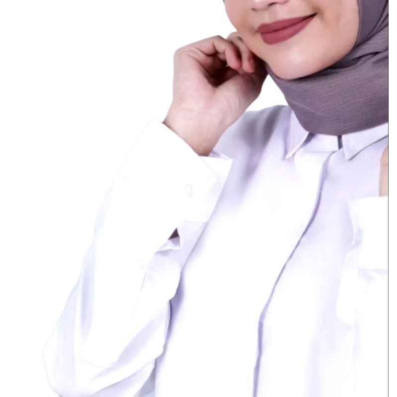 Kemeja Putih Wanita-Kemeja Kerja Wanita-Hem Putih Wanita