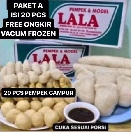 

[ FREE ONGKIR ] Isi 20 Pcs Pempek Lala 26 Ilir Palembang [ VACUM FROZEN ]