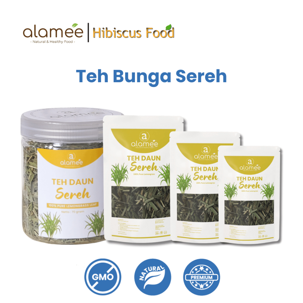 

ALAMEE Sereh Bubuk Lemongrass Powder Bumbu Dapur Organik Serai Murni Asli Tanpa Campuran Dutchi Farm Dutchi Farm