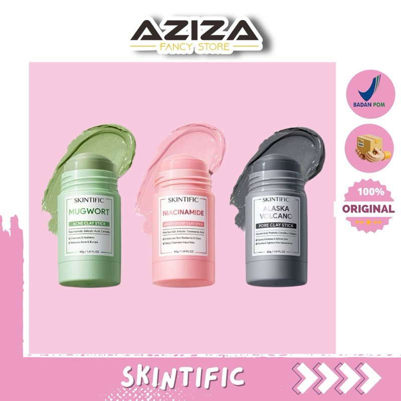 SKINTIFIC CLAY MASK & CLAY STICK
