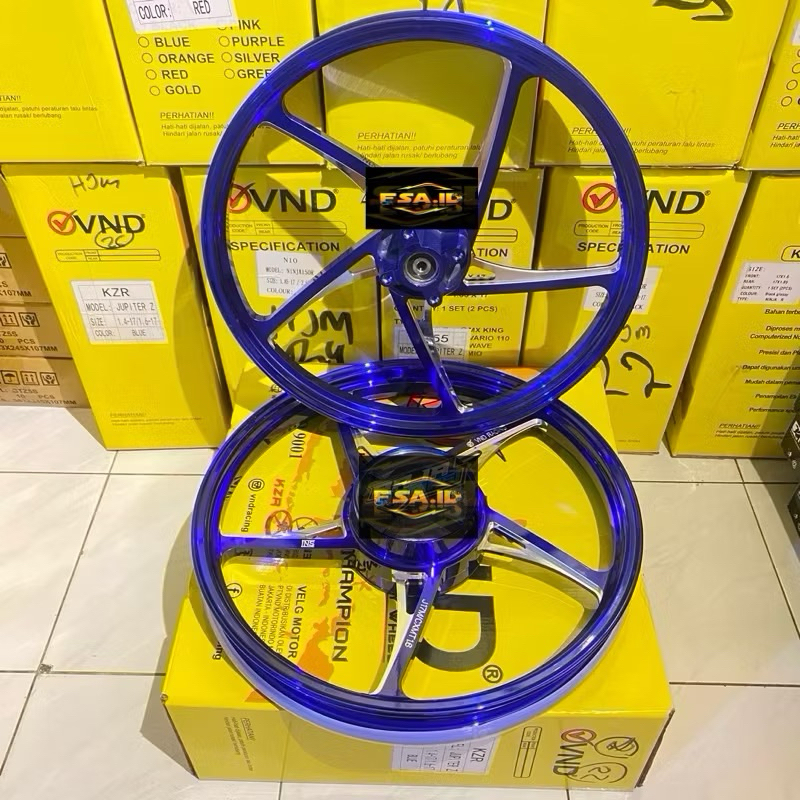 VELG VND KZR 140/160-17 VELG KZR JUPITER Z MX King F1ZR model mutakin Velg VND KZR Ring 17 160/140