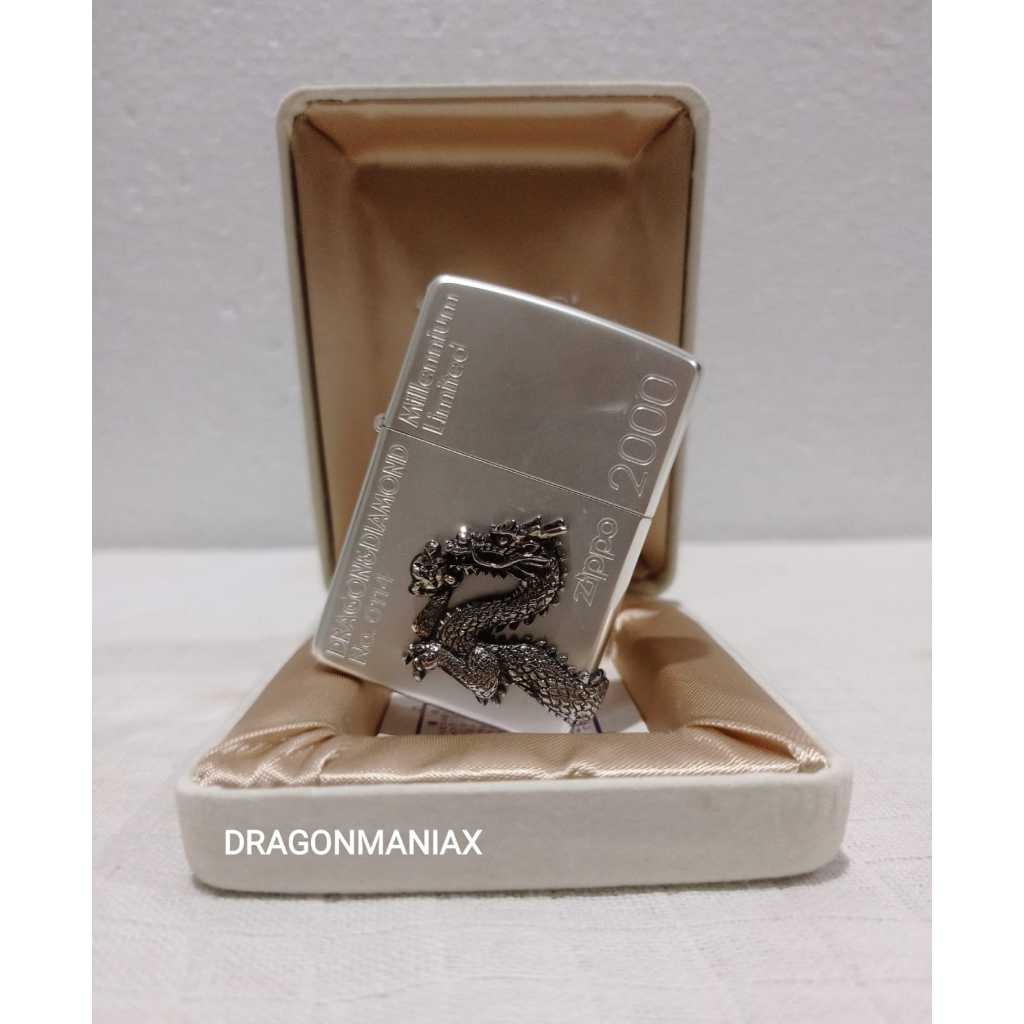 Korek Zippo Original Dragon & Diamond Millennium 2000 Limited