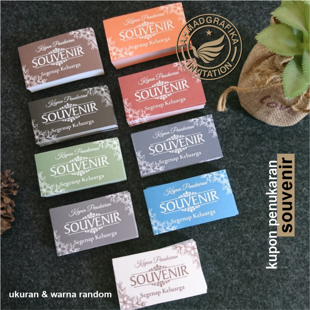 Kupon Penukaran Souvenir