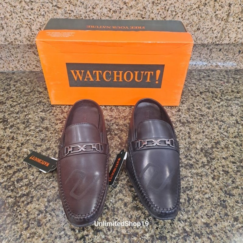 SEPATU SLOP PRIA WATCHOUT ORIGINAL SLIMFIT NEW ARRIVAL